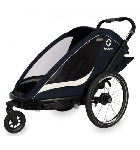 Hamax Breeze One - przyczepka rowerowa | Navy / Cream
