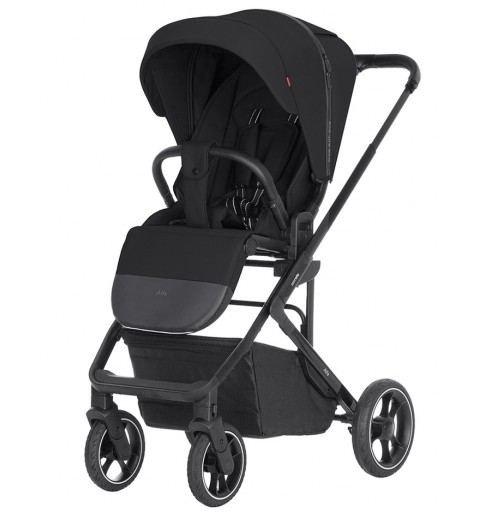 Carrello Alfa 2024 - wózek spacerowy z obracanym siedziskiem | Midnight Black