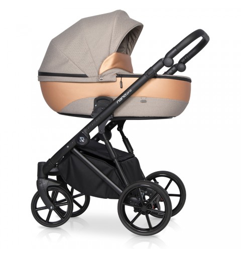 Riko Nano Pro - wózek wielofunkcyjny, zestaw 2w1 z opcją 3w1 i 4w1 | Camel