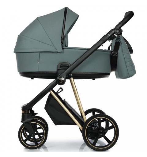 Roan IVI 2.0 - wózek wielofunkcyjny, zestaw 2w1 z opcją 3w1 i 4w1 | Pine Green