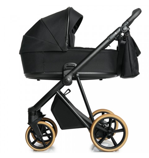 Roan IVI 2.0 Vintage - wózek wielofunkcyjny, zestaw 2w1 z opcją 3w1 i 4w1 | Caviar