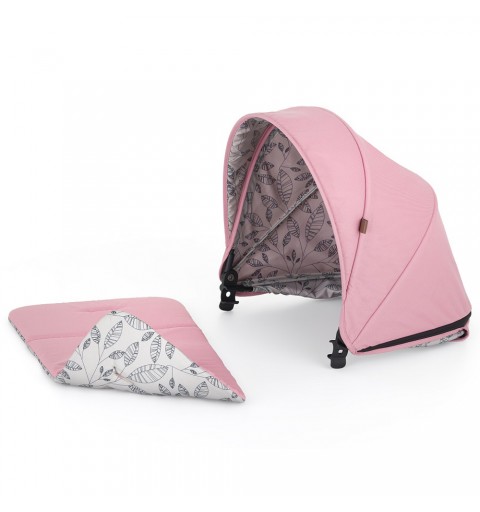 Petite&Mars - Budka z dwustronną wkładką do wózka Royal2 | Rose Pink