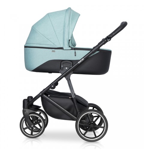 Riko Side - wózek wielofunkcyjny, zestaw 2w1 z opcją 3w1 i 4w1 | Mint