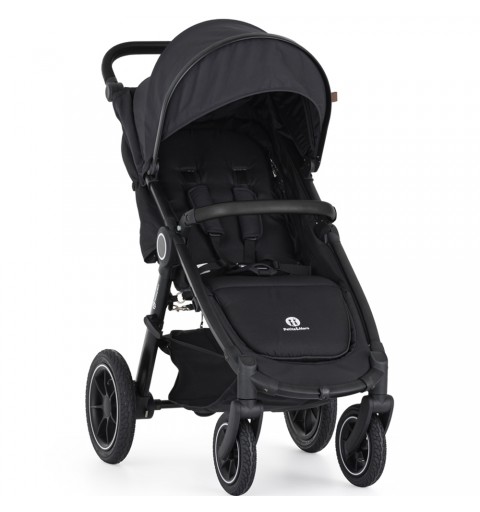 Petite&Mars Street2 Air Black - wózek spacerowy do 22kg | Perfect Black