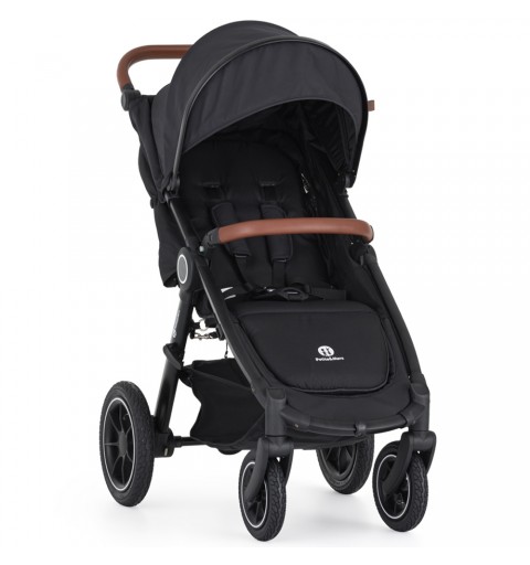 Petite&Mars Street2 Air Oak - wózek spacerowy do 22kg | Perfect Black