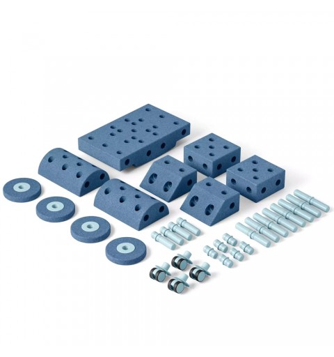 MODU Dreamer set – Kreatywne klocki rozwijające motorykę dużą | Niebieski