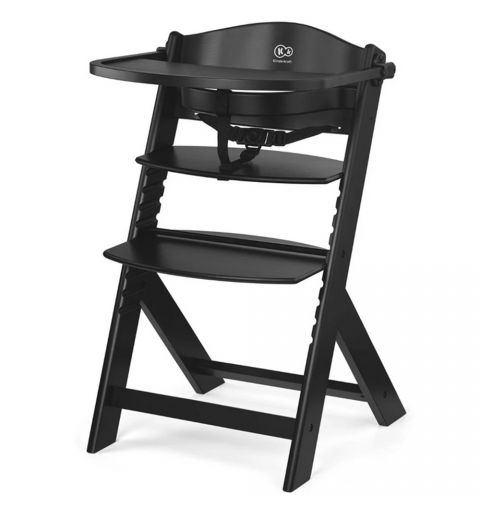 Kinderkraft Enock - krzesełko do karmienia  | Black