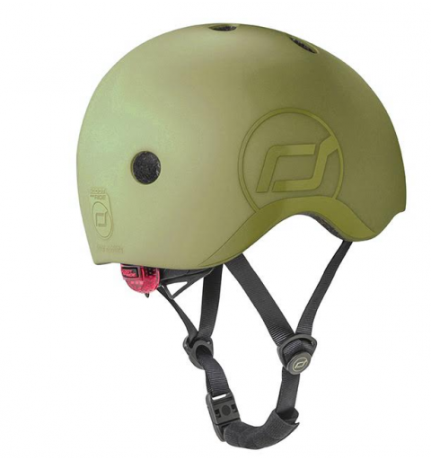 Scoot and Ride Kask - kask dla małych dzieci 3+ S-M | Olive