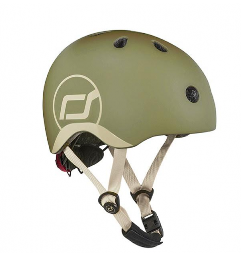 Scoot and Ride Kask - kask dla małych dzieci XXS-S | Olive