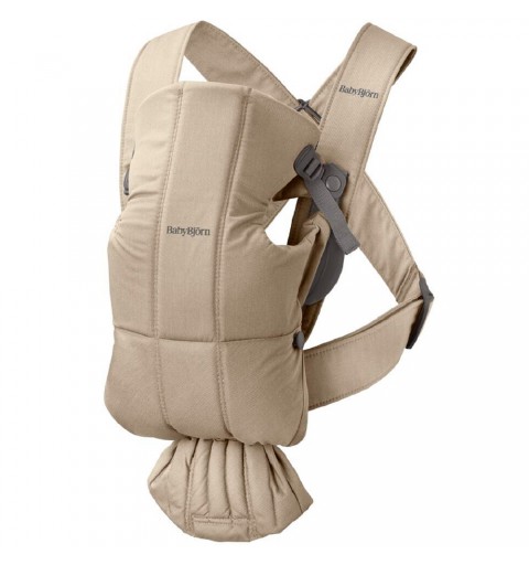 BABYBJORN - nosidełko Mini Woven | Beżowy