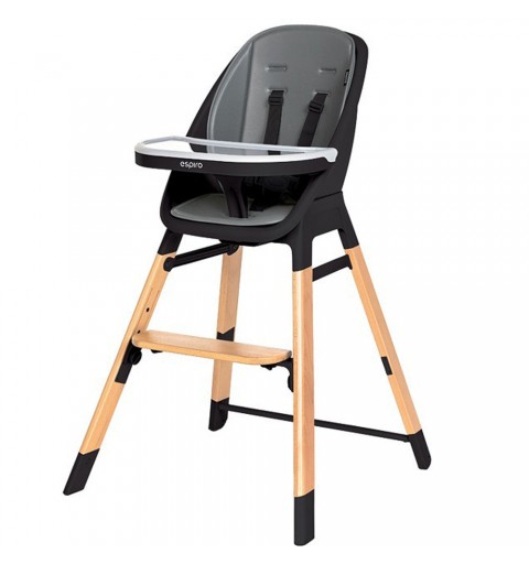 Espiro Sense  - krzesełko do karmienia 4w1 | 10 Onyx