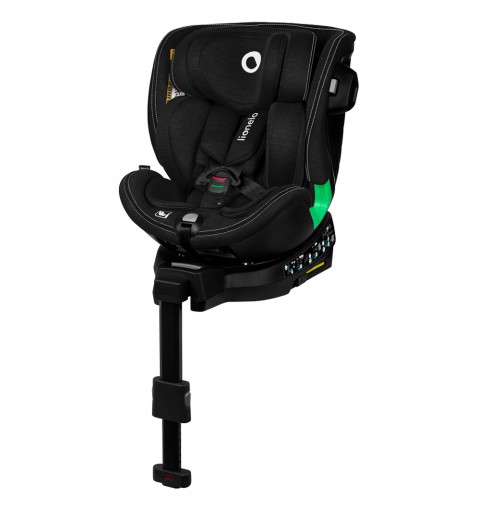 Lionelo Harmony i-Size - obrotowy fotelik samochodowy 0-36 kg | Black Carbon Bamboo