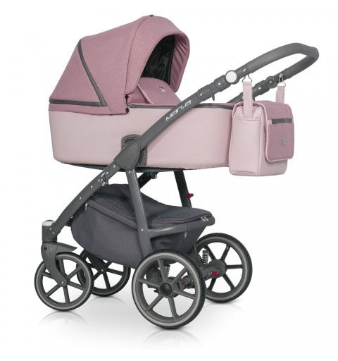 Riko Marla - wózek wielofunkcyjny, zestaw 2w1 z opcją 3w1 i 4w1 | Scarlet