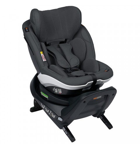 BeSafe iZi Twist i-Size - obrotowy fotelik samochodowy 0-18 kg | Antracyt Mesh