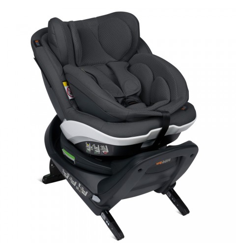 BeSafe iZi Twist B i-Size - obrotowy fotelik samochodowy 0-18 kg | Antracyt Mesh