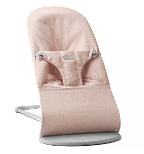 BabyBjorn Bliss - leżaczek, bujaczek, krzesełko | Woven  Jasny Róż Melanż