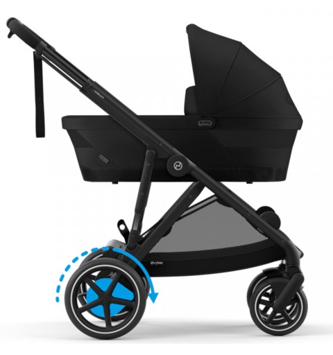 Cybex e-Gazelle S BLK - rozwojowy wózek wielofunkcyjny, zestaw 2w1 z opcją 3w1 i 4w1 | Moon Black