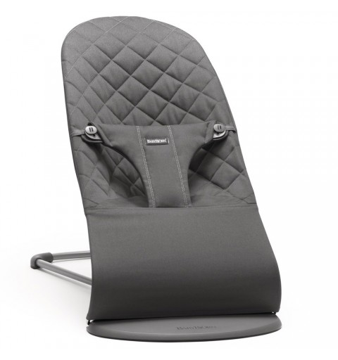 BabyBjorn Bliss - leżaczek, bujaczek, krzesełko | Antracytowy Woven