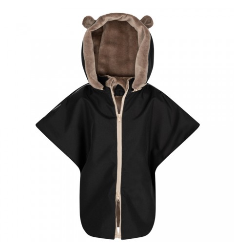 Piapimo - ponczo samochodowe do fotelików 75-105 cm | Czarny