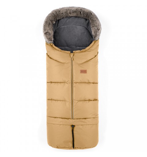 Petite&Mars Arctic - zimowy śpiwór, śpiworek do wózka, sanek, Uniwersalny 4w1 | Caramel