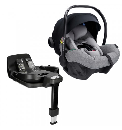 Avionaut Pixel PRO 2.0 C i-Size - fotelik samochodowy 0-13 kg, zestaw z bazą obrotową IQ Orbit | Grey Pro 01 2.0 C
