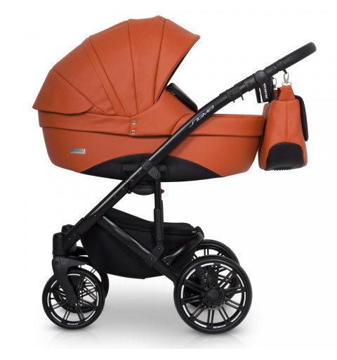 Riko Sigma - wózek wielofunkcyjny, zestaw 2w1 z opcją 3w1 i 4w1 | Cognac