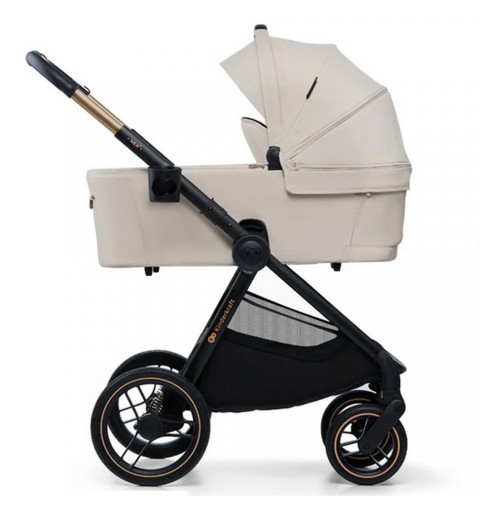 Kinderkraft Nea 2 - wózek wielofunkcyjny, zestaw 2w1 z opcją 3w1, 4w1 | Soft Beige