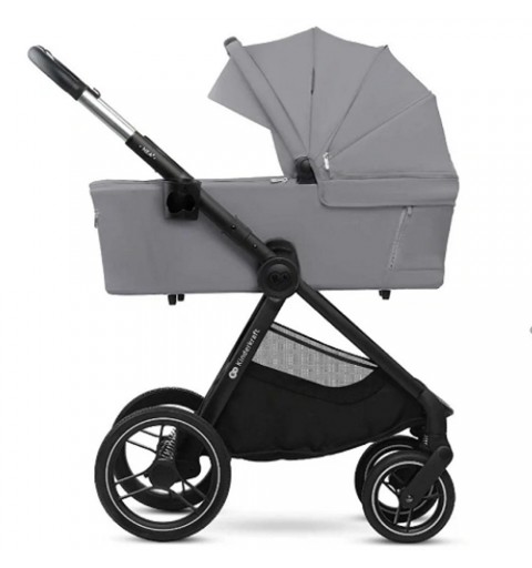 Kinderkraft Nea 2 - wózek wielofunkcyjny, zestaw 2w1 z opcją 3w1, 4w1 | Light Grey