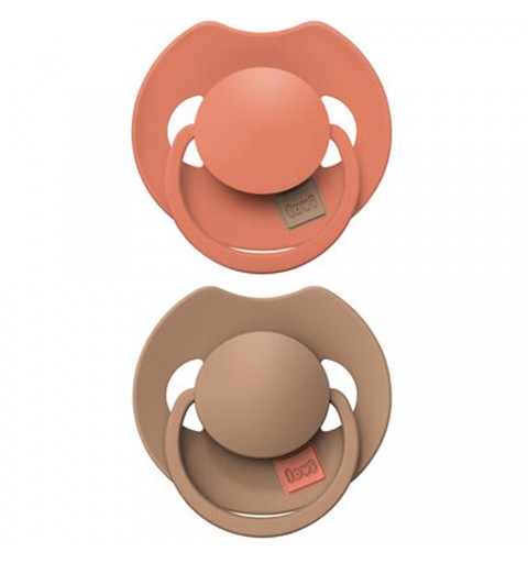 Lovi - Smoczek silikonowy dynamiczny Prime 6-18m | Granola/Orange 34/410