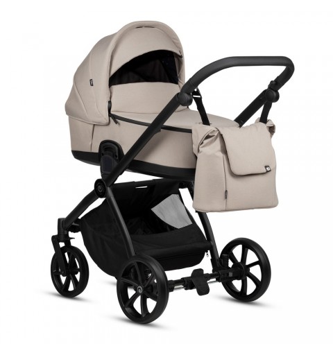 Tutis Mio3+ Essential - wózek wielofunkcyjny, zestaw 2w1 z opcją 3w1 i 4w1 | Moon Rock 611