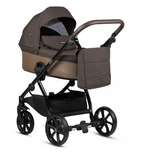 Tutis Leo+ - wózek wielofunkcyjny, zestaw 2w1 z opcją 3w1 i 4w1 | Brown 203