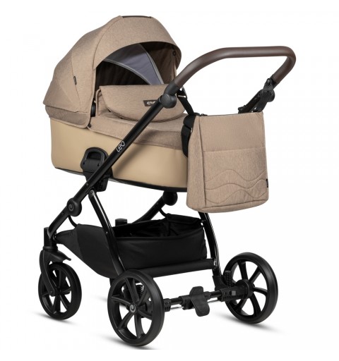 Tutis Leo+ - wózek wielofunkcyjny, zestaw 2w1 z opcją 3w1 i 4w1 | Caramel 228