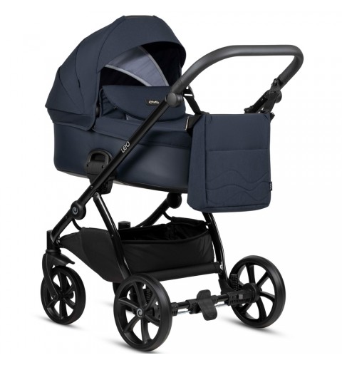 Tutis Leo+ - wózek wielofunkcyjny, zestaw 2w1 z opcją 3w1 i 4w1 | Deep Blue 288