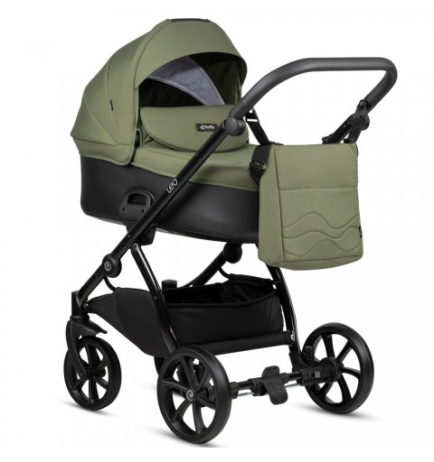 Tutis Leo+ - wózek wielofunkcyjny, zestaw 2w1 z opcją 3w1 i 4w1 | Green 302