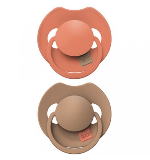 Lovi - Smoczek silikonowy dynamiczny Prime 18+m | Granola/Orange 34/411