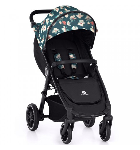 Petite&Mars Street2 RWS Black - wózek spacerowy do 22kg | Flowers