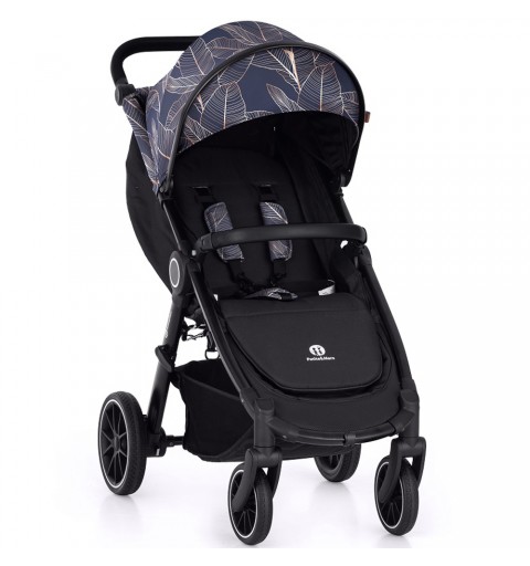 Petite&Mars Street2 RWS Black - wózek spacerowy do 22kg | Palmtree