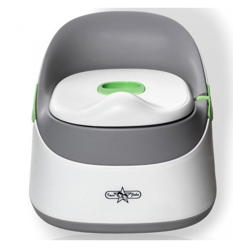 Ines&John - Nocnik dziecięcy Premium do 30 kg | White/Grey/Green