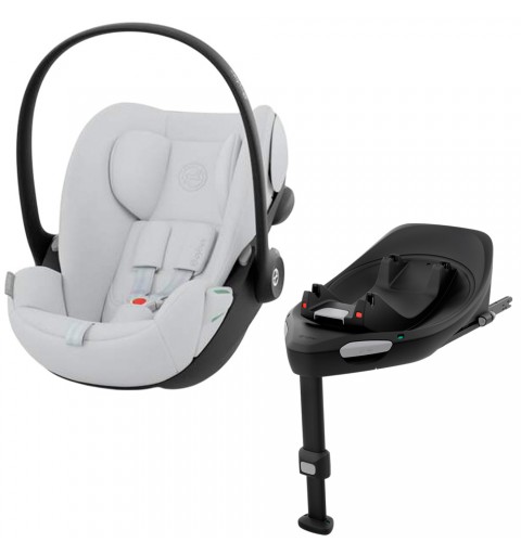 Cybex Cloud G i-Size - rozkładany fotelik samochodowy zestaw z bazą isofix 0-13 kg | Fog Grey