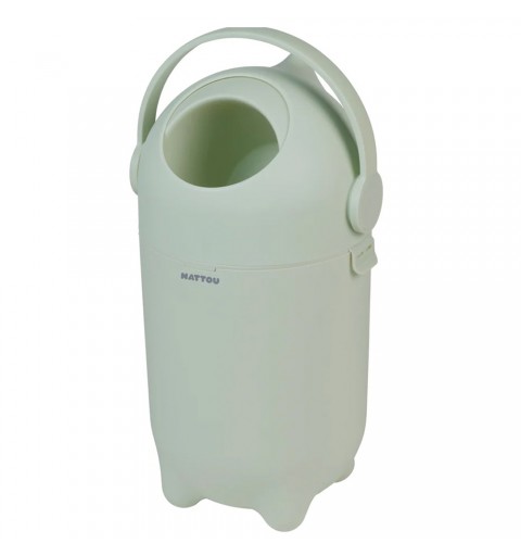 Nattou Dropy - kosz na pieluchy 20l | Zielony