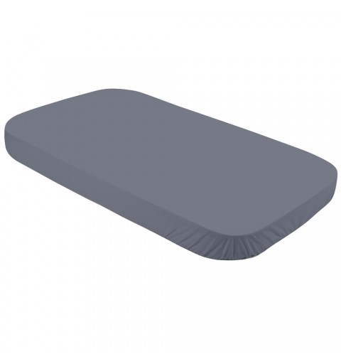 Waldin - prześcieradło bawełniane dedykowane do łóżeczka 7w1 W2 123x73 cm | Grafitowy