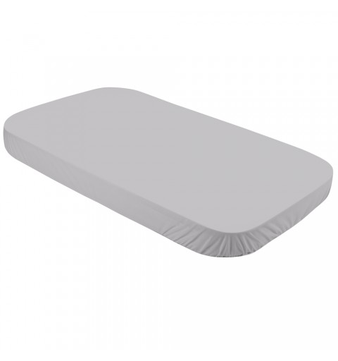 Waldin - prześcieradło bawełniane dedykowane do łóżeczka 7w1 W2 123x73 cm | Szary