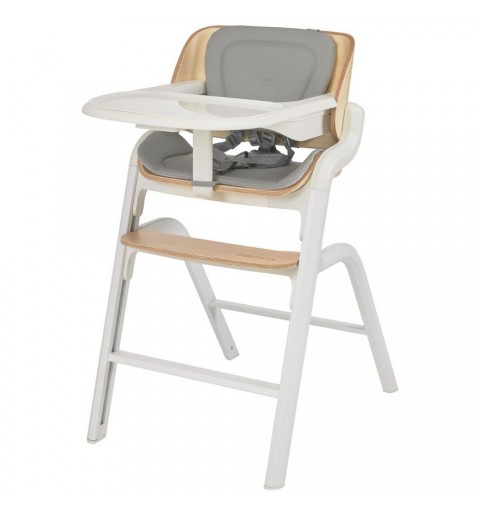 Espiro Pure - krzesełko do karmienia z regulowanym podnóżkiem | White