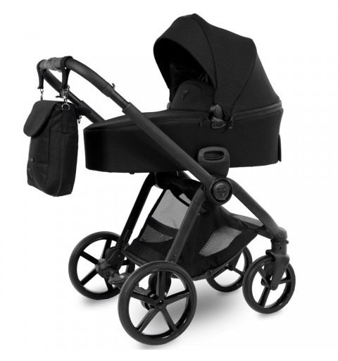 Junama Mami - wózek wielofunkcyjny, zestaw 2w1 z opcją 3w1 i 4w1 | 04 Czarny