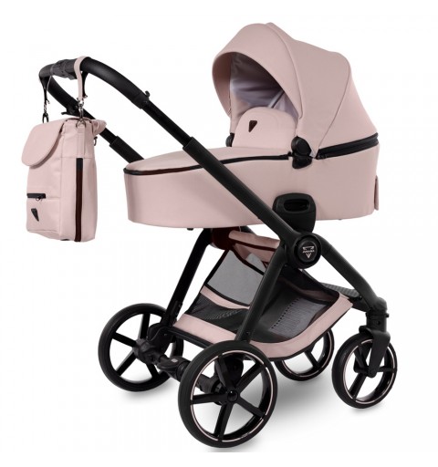 Junama Mami - wózek wielofunkcyjny, zestaw 2w1 z opcją 3w1 i 4w1 | 05 Różowy