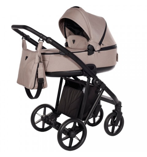 Junama Smart - wózek wielofunkcyjny, zestaw 2w1 z opcją 3w1 i 4w1 | 02 Beżowy