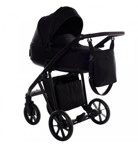 Junama Smart - wózek wielofunkcyjny, zestaw 2w1 z opcją 3w1 i 4w1 | 04 Czarny