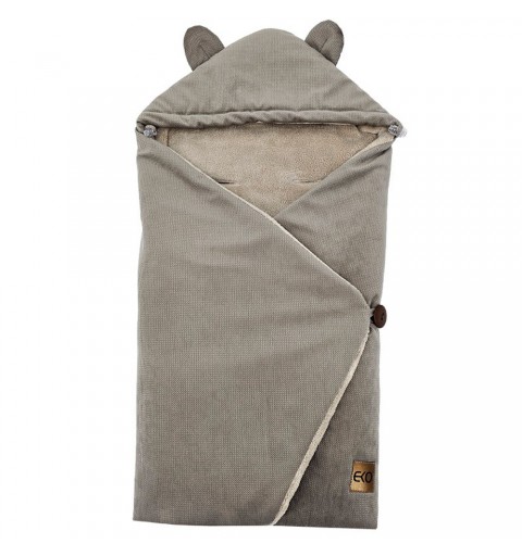Eko - otulacz, śpiworek do fotelika | Sp-56 Ciemny Beż
