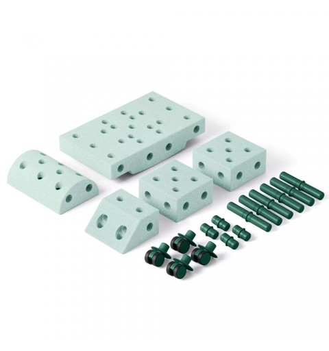 MODU Explorer Set – Kreatywne klocki rozwijające motorykę dużą | Miętowy