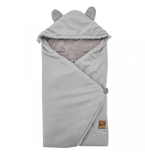 Eko - otulacz, śpiworek do fotelika | Sp-56 Szary